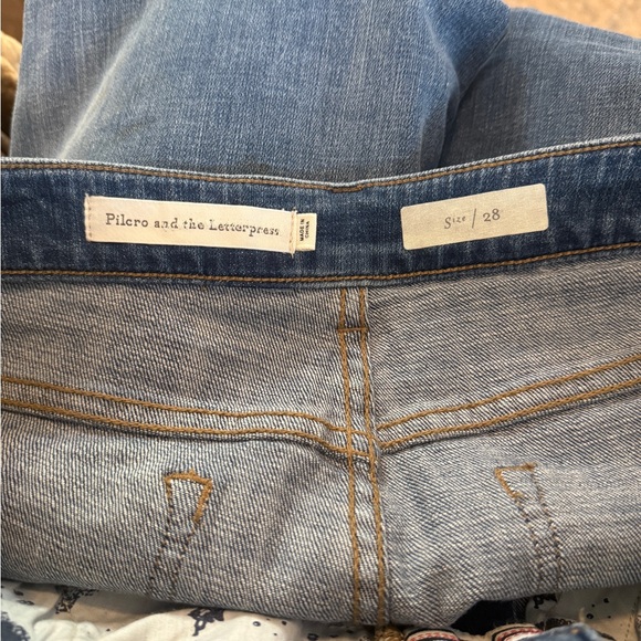 Anthropologie EUC Pilcro Mid-Rise Slim Bf Jeans 28 - Picture 5 of 6